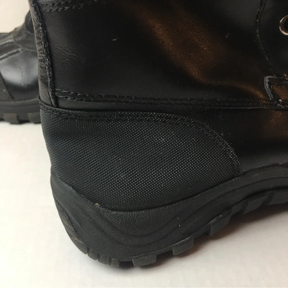 Vivis USA Men’s 10 Black Leather Waterproof Combat Winter Boots